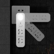驰伟 插座转换器 一转二 旋转款 带总控