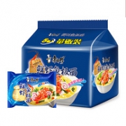 苏宁拼团撒钱！康师傅 鲜虾鱼板面 五连包