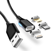 闪充磁吸数据线 安卓线miniUSB type-c