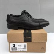 限US7码，Clarks 其乐 Conwell Cap 男士真皮正装鞋 Prime会员免费直邮含税