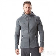 限180码，Mammut 猛犸象 Runbold ML 男士连帽抓绒夹克1010-23220 Prime会员免费直邮含税