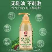 霸王 无硅油 皂角去屑止痒 洗发水450ml