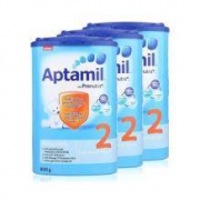 21日0点： Aptamil 德国爱他美 婴儿奶粉 2段 800克 3罐装