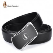 暇步士 Hush Puppies 男自动扣真皮腰带