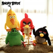 ANGRY BIRDS 愤怒的小鸟 官方正版毛绒玩具