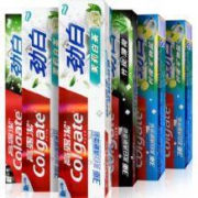 高露洁 劲白清新牙膏*5支 送小牙膏2支