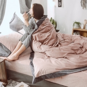 Mian 眠度 双面水晶绒四件套 1.8米