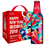 限地区：新年限量版铝瓶 百威啤酒 355mlx6瓶x2件