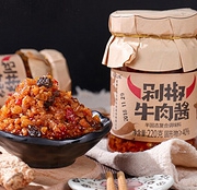 农之味 剁椒牛肉酱下饭菜 220g*2