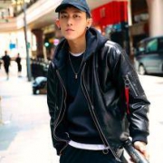 混合二次方 男士加棉皮衣外套