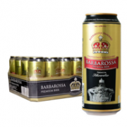 限plus会员：500mlx24听x3箱 德国 Barbarossa 凯尔特人 黑啤酒
