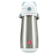 gb 好孩子 保温弹跳饮嘴杯 带背带 350ML*2件 218元包邮（合109元/件）