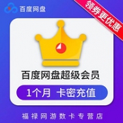 百度网盘 超级会员 1个月