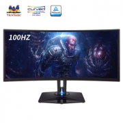 ViewSonic 优派 XG350R-C 35英寸曲面显示器（100Hz、FreeSync、HDR10、100％sRGB）