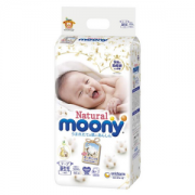 moony 尤妮佳 Natural 皇家系列 婴儿纸尿裤 NB66片