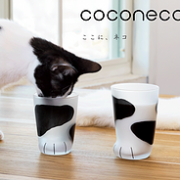 ADERIA石塚硝子 coconeco 小猫猫爪牛奶杯 230ml 2色