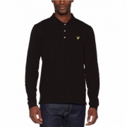 限XS码，Lyle & Scott 苏格兰金鹰 男士纯棉长袖POLO衫 prime会员免费直邮