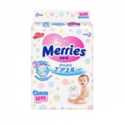 Merries 妙而舒 婴儿纸尿裤 M68片 *4件