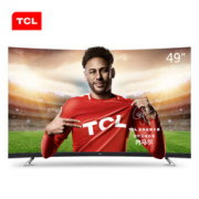 TCL 49T3 49英寸 4K 金属超薄曲面 液晶电视  2798元包邮