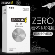 杰士邦 ZERO零感超薄避孕套 沁薄10只+倍润2只