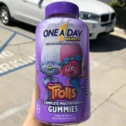 德国拜耳旗下，One A Day Trolls魔法精灵款 儿童多种复合维生素软糖180粒 Prime会员凑单免费直邮含税