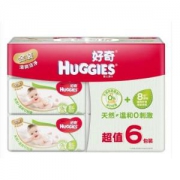 HUGGIES 好奇 金装 婴儿湿巾 80片 6包 *4件