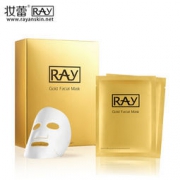 RAY 妆蕾 蚕丝补水保湿面膜 金色 10片装/盒 *3件 142.5元包邮（3件5折，合47.5元/件）