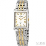 Citizen 西铁城 金银配色男士光动能腕表 BH3004-59A 44.99美元约￥301（需用码）