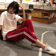Tonlion 唐狮 623320093450 女士休闲裤