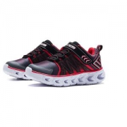 SKECHERS 斯凯奇 90585L 男童撞色闪灯跑步鞋