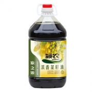 颍农 非转基因 浓香菜籽油 5L 38.9元