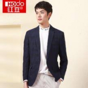HODO 红豆 DMHBX039S 男士休闲格纹西服