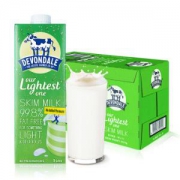 Devondale 德运 脱脂纯牛奶 1L*10盒 *2件 +凑单品