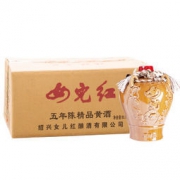12日06点：女儿红 绍兴黄酒 五年陈 精品黄酒 半干型 1.5L*6坛 整箱装 219元包邮