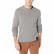 Calvin Klein 卡尔文·克莱 Crewneck Logo 男士羊毛混纺毛衣 26.93美元约￥182