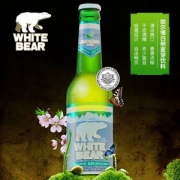 德国进口，哈尔博 Harboe 白熊 麦芽饮料 青柠薄荷口味 330ml*24瓶*5件 315元