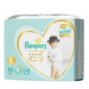 Pampers 帮宝适 一级帮 婴儿拉拉裤 L34片