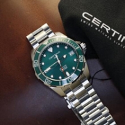 平价骚气绿水鬼：CERTINA 雪铁纳 DS Action C032.410.11.091.00 男士时装潜水腕表