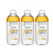 镇店之宝，Garnier 卡尼尔 水油分离卸妆液 400ml*3瓶 Prime会员免费直邮含税