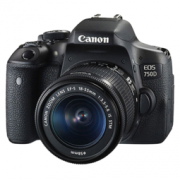 Canon 佳能 EOS 750D 入门级数码单反套机 (18-55mm f/3.5-5.6 IS STM镜头) 3859元包邮（需用劵）