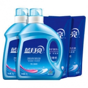 蓝月亮洗衣液套裝 2kg瓶*2+1kg袋*2 超值大包装 59.9元（满减）