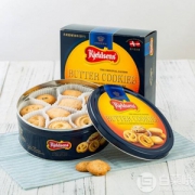 Kjeldsens 丹麦蓝罐曲奇 454g*3盒 送劳仑兹细薯条 100g*36包 ￥139.4包邮