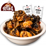 无沙无壳：食与争峰 香辣即食田螺肉 12g x20包x2件
