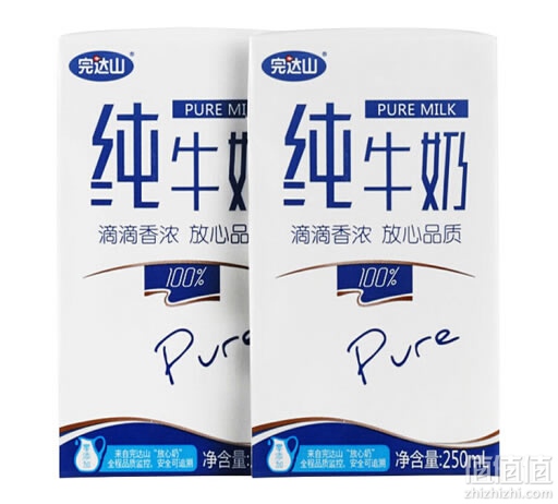 完达山纯牛奶