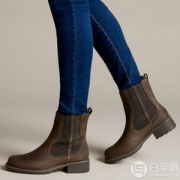 限UK4.5码，Clarks 其乐 Orinoco Club 女士真皮短靴 Prime会员凑单免费直邮含税