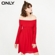 爆品！ONLY 117307531 女士一字领连衣裙
