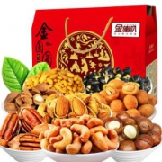 金喇叭 夏威夷果等休闲零食大礼包 1203g *3件
