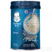 Gerber 嘉宝 原味婴幼儿营养米粉 225g*3罐 送果泥 ￥83.59包邮
