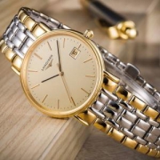 LONGINES 浪琴 瑰丽系列 L4.720.2.32.7 男款石英腕表