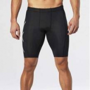 中亚Prime会员、限L码： 2XU 男士 Hyoptik 压缩短裤